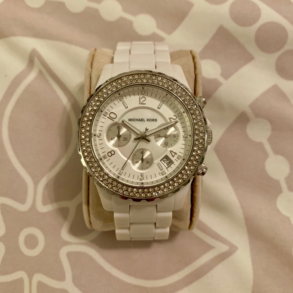 Michael Kors White Ceramic Watch